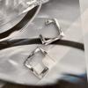 Europa y Estados Unidos transfronterizo metal latón 14K geométrico giro temperamento lujo ligero alta calidad aretes joyería mayoreo mujeres