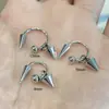 Pendientes de Clip para Hombres y Mujeres, Acero de Titanio Sin Perforaciones, Colgantes de Diseño de Nicho, Aretes Falsos de Estilo Genial, Pendientes Versátiles de Instagram