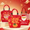 Bolsa de Tricô Bolsa Tote Lua Cheia Sacola de Presente para Banquete Lembrancinhas de Festa de Casamento Bolsa de Pulso Tecida Grande Capacidade Sacola de Presente