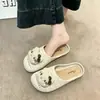 Sandalias Suaves de Hello Kitty para Mujer, Zuecos Transpirables de Verano sin Cierre, Diseño Ligero Versátil de Media Zapatilla Calada
