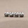 Yiluya plata S925 cuatro bestias divinas cuentas Wenwan DIY cuerda trenzada accesorios Dragón Azul Tigre Blanco Fénix Rojo Tortuga Negra Xuanwu cuentas sueltas