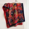 Bufanda de Imitación Cachemir Estilo Pintura al Óleo Vintage Nueva Otoño/Invierno 2026 para Mujer, Calentador de Cuello Chal Jacquard Versátil de Alta Gama al por Mayor