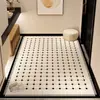 Tapete de Piso para Porta de Entrada PVC Lavável Sem Lavagem Resistente à Sujeira Cortável Tapete de Porta Tapete de Pé para Entrada Impermeável Tapete para Sala de Estar Corredor