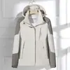 Chaqueta Exterior de una Sola Capa para Primavera y Otoño para Hombres y Mujeres, Cortavientos e Impermeable, Chaqueta Deportiva al Aire Libre para Ciclismo con Múltiples Bolsillos