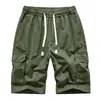 Shorts de Trabajo para Hombre de Estilo Nuevo de Verano Europeos y Americanos, Corte Holgado, Talla Grande, Multibolsillos, Shorts Casuales Deportivos para Hombre