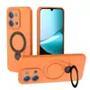 Adecuado para Redmi 15C Funda Protectora 360 Grados con Soporte de Anillo para Dedo Redmi 15C Anticaídas Funda de Teléfono Móvil TPU