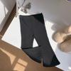 Conjunto Simples e Puro para Meninas Bebês Primavera e Outono 2026, Calça Flare Casual Versátil Estilo Coreano, Calça Estilosa 100% Algodão para Meninas Pequenas