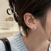 Aretes de Tachuela con Pedrería Azul para Mujer ins Nicho Exquisitos de Gama Alta Tachuelas para Cartílago de la Oreja Versátiles para el Día a Día Aretes de Hélice Joyería para Orejas
