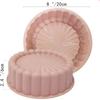Amazon mais vendido forma redonda para bolo silicone assadeira girassol DIY assar mousse forma de silicone
