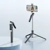 Bastão de Selfie Transfronteiriço R7L Estabilizador Portátil de 1,7m Anti-Tremor R7L Telescópico Controle Remoto Bluetooth Luz de Preenchimento Suporte para Celular
