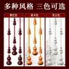 Cortina de Puerta de Calabaza de Madera de Durazno Sala de Estar Baño Pasillo Cortina de Cuentas de Cristal Cortina Divisoria Entrada Feng Shui Cortina de Cuentas de Puerta a Puerta