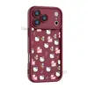 Funda de teléfono de alta definición con estampado UV de gatito floral más vendida transfronteriza para iPhone 15, iPhone 18 Pro funda protectora