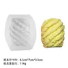 Bolo Mousse de Frutas Abacaxi Banana Maçã Decoração de Bolo Vela Aromaterapia Molde de Silicone DIY Transfronteiriço