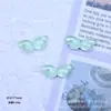 Mini Asas Transparentes com Glitter Fino Acessórios Gordos Cola Cremosa Sapatos com Furo DIY Manicure Unha Vestível Capa de Celular Corda de Cabelo Lote