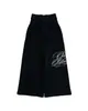 Pantalones Casuales de Encaje Estilo Americano para Hombre, Pantalones Rectos Retro Harajuku Y2K, Pantalones Deportivos Personalizados Bordados Hip-Hop para Hombre