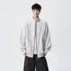 Sudadore masculina nova para outono e inverno de comércio exterior no atacado, jaqueta com capuz cardigã color block moderna estilo americano, sudadera unissex