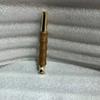Pipa de Junta de Bambú Ébano, Soporte para Pipa de Madera Maciza de Sándalo Sangre para Hombre, Tipo de Circulación con Varilla de Tiro, Doble Uso para Tabaco Grueso y Fino
