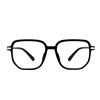 1334 nueva montura de gafas ópticas ultraligera TR90 rojo neto liso luz anti-azul montura grande gafas planas