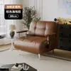 Sofá-cama dobrável individual feito sob medida, novo estilo vintage de uso duplo, adequado para espaços pequenos, madeira maciça, para sala de estar e escritório, sofá extensível