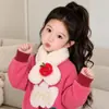 2026 Novo Cachecol de Pelúcia Outono e Inverno para Crianças Família Pele de Coelho Sintética Cachecol Fofo de Bebê para Meninos e Meninas no Inverno