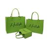 Produtos de Bolsa de Feltro com Letras, Bolsa Tote de Feltro Postal, Bolsa de Mão de Grande Capacidade, Bolsa de Presente, Sacola de Compras, Feito à Mão