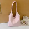 Nueva Bolsa de Lona con Estrás de Estrella Estilo Coreano Gran Capacidad Hombro Único de Mano Versátil para Viajes Diarios Bolsa Casual para Chicas