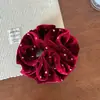 Coleção de Acessórios de Cabelo Vermelhos de Natal e Ano Novo, Grampos, Presilhas de Rabo de Cavalo, Tiara, Faixas de Cabelo Festivas com Apliques, Atacado de Acessórios de Cabeça