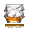 Copa de vino de whisky, copa de vino extranjero, copa de cristal, estilo nórdico clásico, juego de vino de alta gama para el hogar