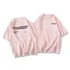 Camiseta Trendy de Manga Curta com Estampa de Letras Estilo Americano para Mulheres, Nova Tendência de Verão 2025 Ins Marca Trendy Top Casual Soltinho