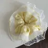 Diadema de Encaje de Puntos Frescos para Cabello Intestino Grueso Cuerda para el Cabello Pequeña Fresca Diadema Banda de Goma Cuerda para el Cabello Diadema Tarjeta de Presión para el Cabello