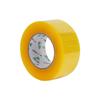 Papel adhesivo de sellado transparente personalizado de 55 mm rollo grande amarillo cinta adhesiva de embalaje sellado de cajas para comercio electrónico cinta exprés