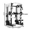 Smith Comercial Pássaro Agachamento Imprensa Brilhante Treinamento Abrangente Treinador Multifuncional Equipamento de Fitness Home Gantry Frame