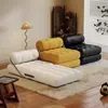 Sofá plegable, sofá cama individual Taj, tapicería de tela, adecuado para salas de estar, se puede usar para relajarse o dormir, ideal para apartamentos pequeños, diseño simple y moderno, sofá estilo bloque