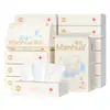 Manhua Caja Completa de 4800 Hojas Papel de Seda Crema para Bebés, Espesor de 4 Capas, Flexible, Papel de Seda Hidratante