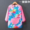 Bata de Pintura Impermeable de Manga Larga para Niños, Delantal de Arte para Pintar de Jardín de Infancia, Babero para Comer de Bebé, Hecho a Medida