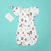 Saco de dormir para bebê outono e inverno toalha de enrolar saco de dormir de enrolar para recém-nascido entrega de bebê colcha multiuso à prova de pontapés dois conjuntos de mangas