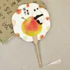 Redação Criativa, Desenho Animado de Panda Estilo Chinês, Leque de Papel para Caligrafia e Pintura, Estilo Chinês Tradicional, Hanfu, Fotografia de Atrações Turísticas, Leque Cultural e Criativo