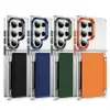 Funda de teléfono con tarjetero coreana transfronteriza con un tacto de alta gama, diseño único, múltiples funciones, protección anti-escaneo, adecuada para teléfonos Samsung, personalizable