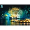 Fuente de música cortina de agua grande película espectáculo de luces láser lago artificial fuente flotante fabricantes de equipos completos