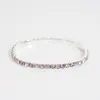 Pulseira de strass versátil pulseira de senso avançado pulseira de diamante atacado pulseira elástica totalmente cravejada de diamantes pulseira de strass de 4 fileiras pulseira feminina