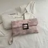 Bolso para Mujer 2026 Nuevo Modelo Transfronterizo Color Sólido Retro Bolso Sobre Cartero Billetera Moda Simple Casual Bolso de Mano