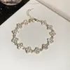 Enredadera Floral Azul Hielo~Zircón Nuevo Yuncheng Pulsera Hueca Pulsera de Temperamento Exquisita de Moda Joyería de Mano de Lujo Ligero de Gama Alta Mujer