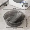 Nuevo modelo de lavabo con tabla de lavar integrada, lavabo redondo de plástico transparente, tamaño grande, gran capacidad, herramienta de lavandería para dormitorio