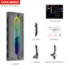 Ventilador de refrigeración para computadora Prism 9pro de escritorio, 12 cm, control de temperatura, ARGB, silenciador, PWM, 5 V, 3 pines, para chasis