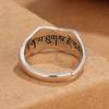 Anillo de hoja de loto y pez koi de epoxy artesanal retro desgastado diseño de personalidad femenina nicho sentido de la moda Anillo abierto para el dedo índice