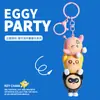 Llavero de Muñeca Creativa Jenga Fiesta de Eggman Colgante para Mochila Escolar de Pareja Regalo Pequeño Creativo