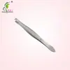 Pinzas para depilar cejas al por mayor Pinzas planas oblicuas de acero inoxidable para depilar cejas Pinza para cejas antideslizante duradera Pinza para cejas electrochapada