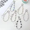Cadena para Teléfono de Cristal en Forma de Gota de Agua de Lujo Ligero y de Gama Alta Colgante de Borla Accesorio Colgante para Bolso Llavero Adorno