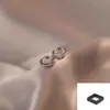 Pendientes de Aro Lisos con Pasador de Plata 925 para Mujer 2025 Nuevo Popular Diseño de Nicho Pendientes de Gama Alta Pendientes de Lujo Accesible