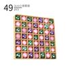 3cm 49 Bolas Navideñas En Caja Bolas Pintadas con Forma Especial Bolas Colgantes para Árbol de Navidad Colgantes Bolas de Plástico Creativas Venta al por Mayor